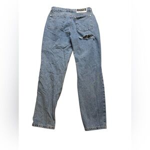 ✨The Ragged Priest Butt Rip Mom Jeans Women’s Size 30 Blue Distressed✨‎